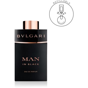 BVLGARI Bvlgari Man In Black Eau de Parfum reincarcabil pentru bărbați - imagine 2